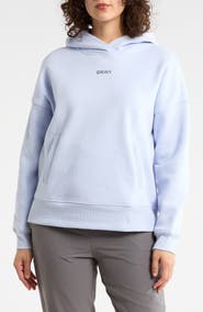 DKNY Metallic Bubble Logo Pullover Hoodie