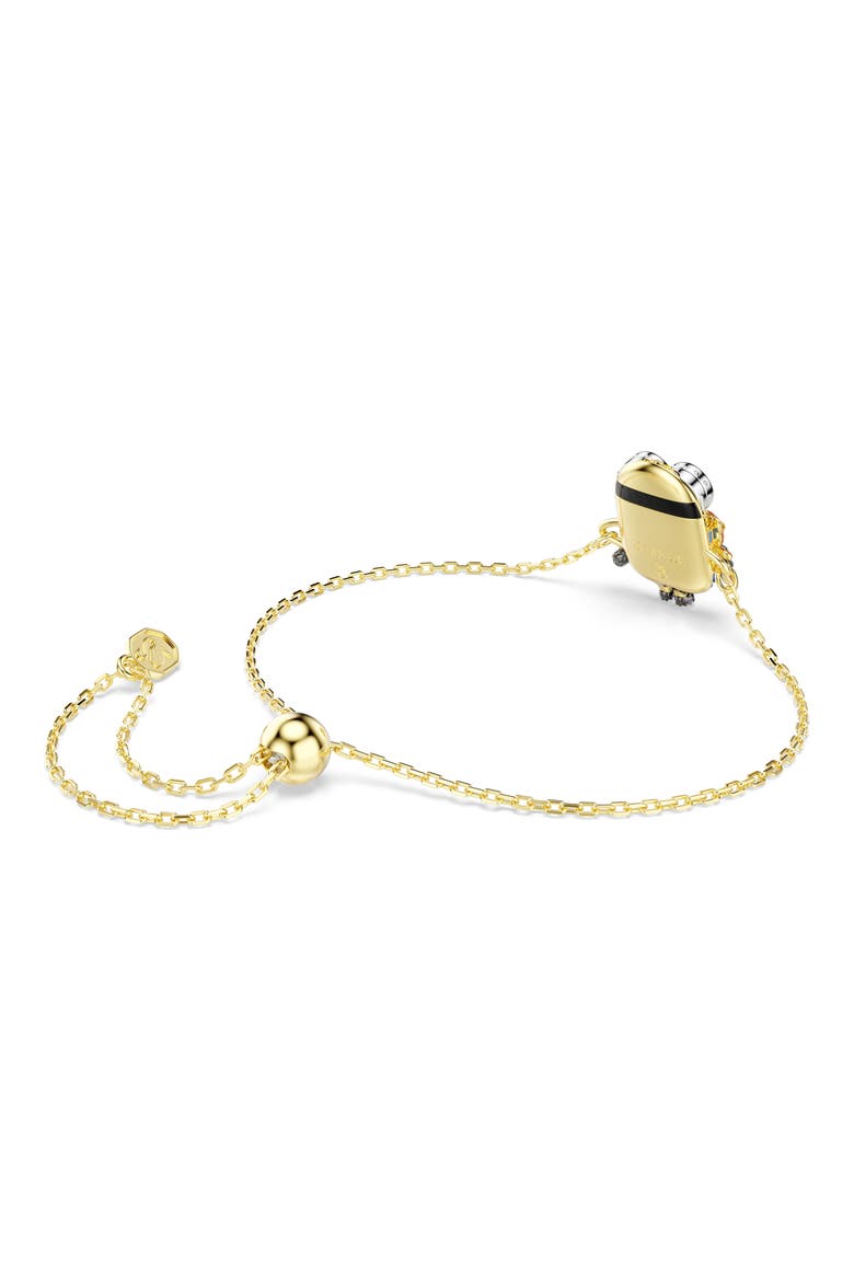 Minions® Bob Crystal Chain Bracelet, Alternate, color, GOLD/ MULTI