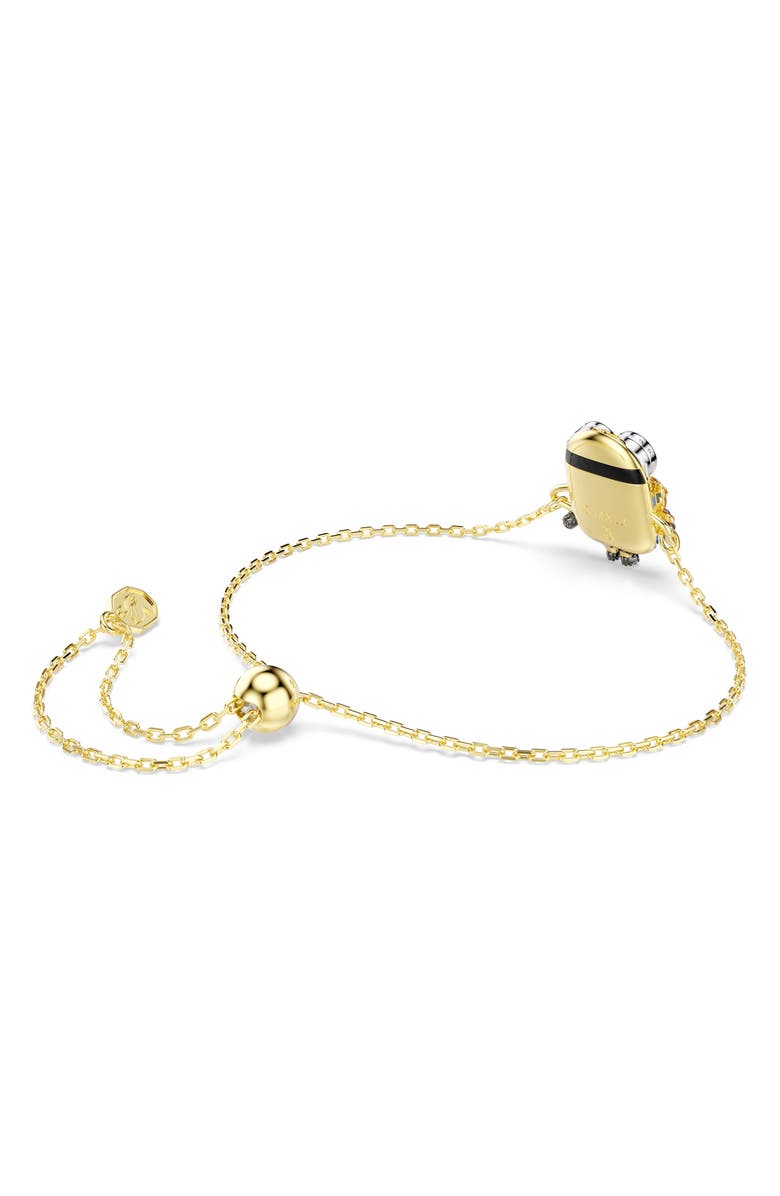 Swarovski Minions<sup>®</sup> Bob Crystal Chain Bracelet, Alternate, color, Gold/ Multi