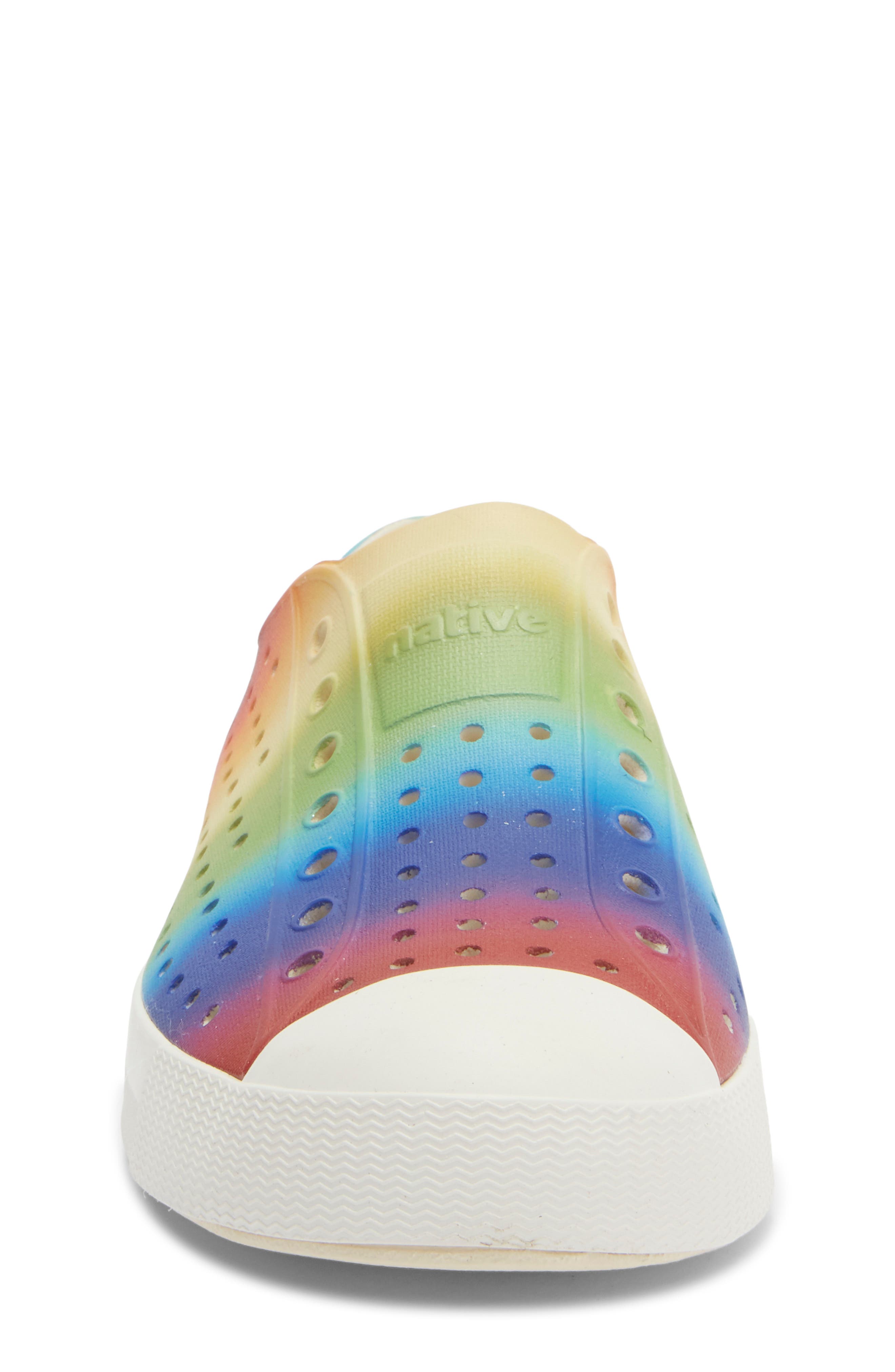 Native Shoes Kids' Jefferson Slip-On Sneaker, Alternate, color, Rainbow Multi