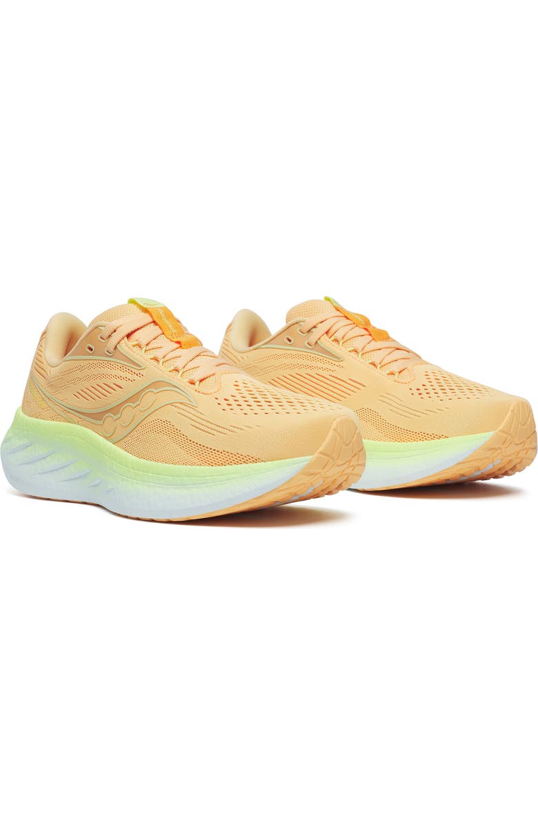 Saucony Ride 18 Running Shoe, Main, color, Peach/ Sunny