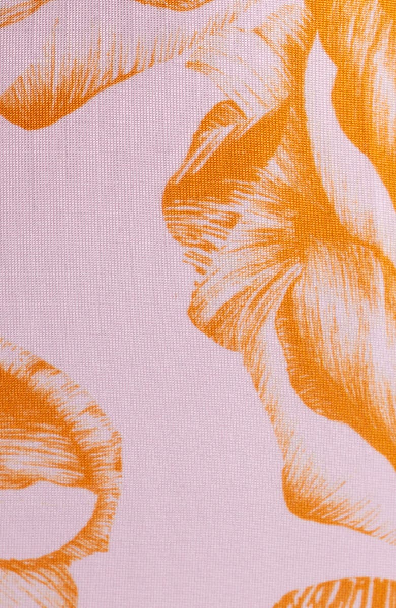 Black Halo Elowen Floral Drape Bodice Gown, Alternate, color, Fleur De Peony