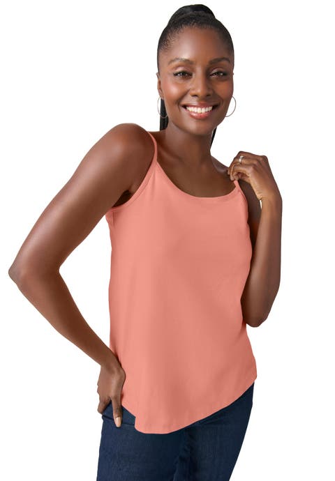 Stretch Cotton Cami (Plus)