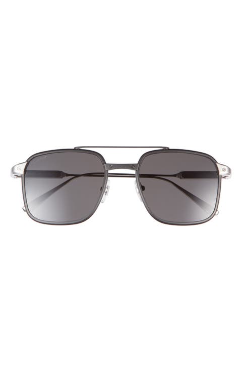 54mm Rectangular Gradient Sunglasses