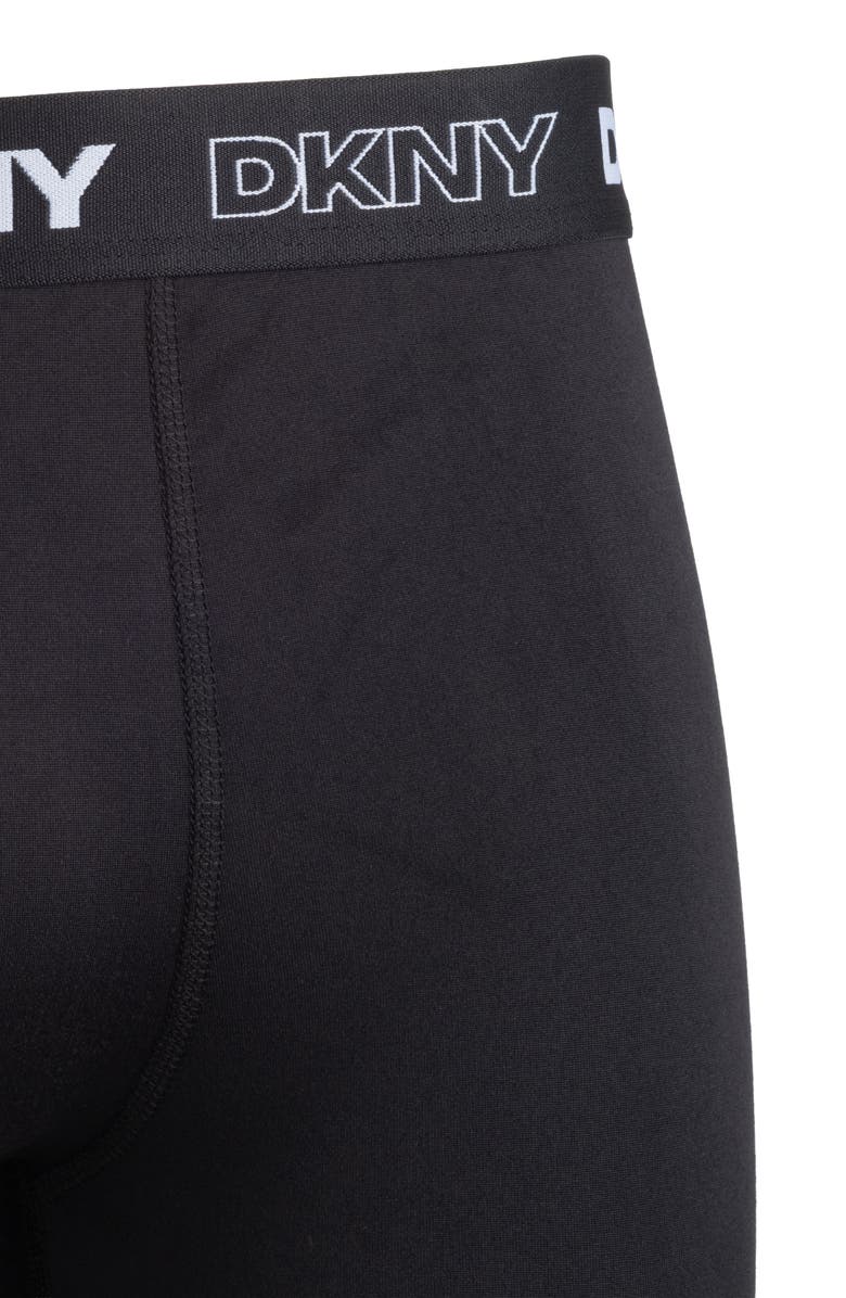 DKNY Pack of Four Boxer Briefs, Alternate, color, Black/Black/Black/Black