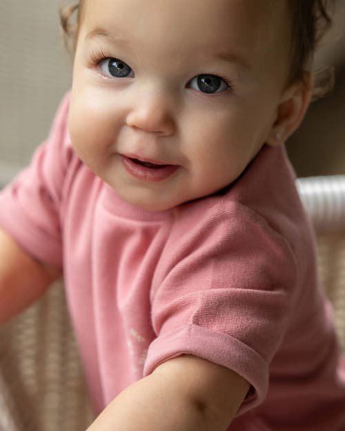 Minimoi 2 Piece Baby And Toddler Stretch Cotton Tee And Shorts Set In Pink