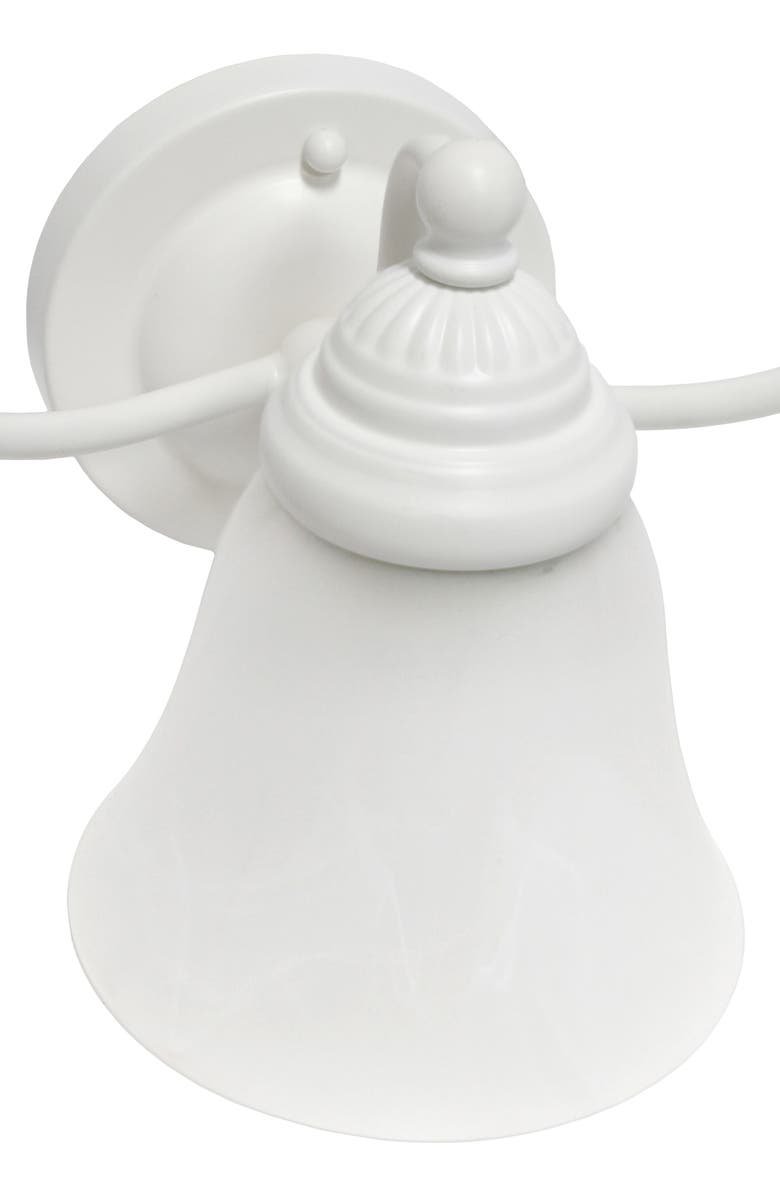 LALIA HOME Three Alabaster Glass Shade Vanity Light, Alternate, color, 