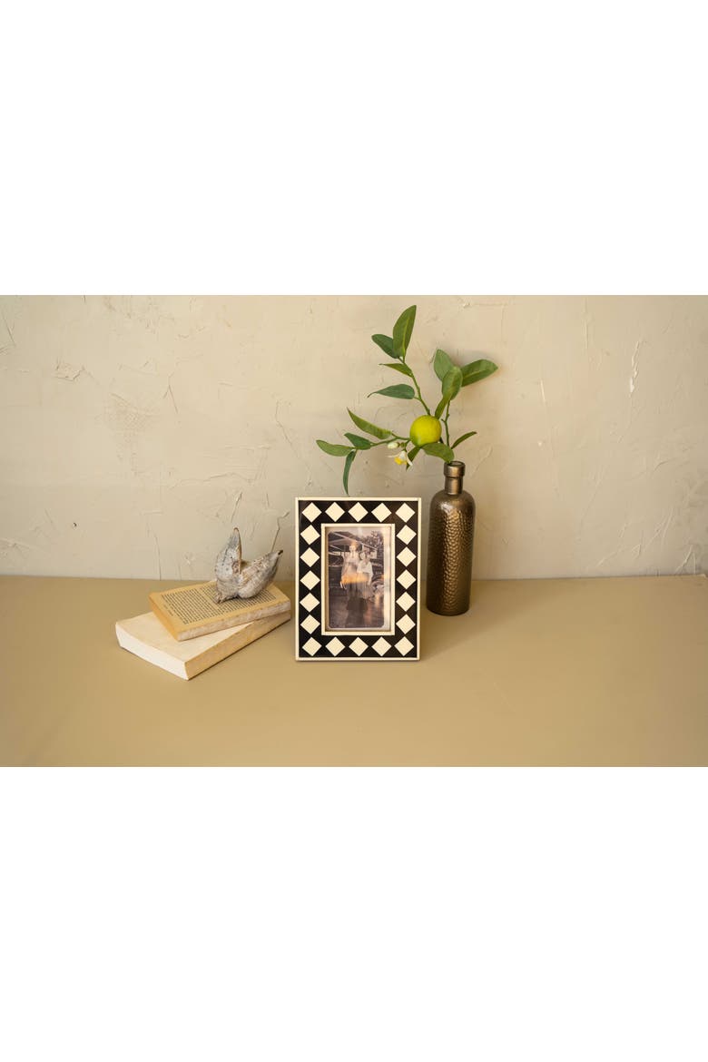 4x6 Harlequin Photo Picture Frame, Alternate, color, Brown
