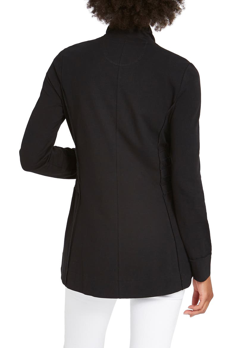 The Perfect Zip Front Knit Jacket, Alternate, color, BLACK ONYX