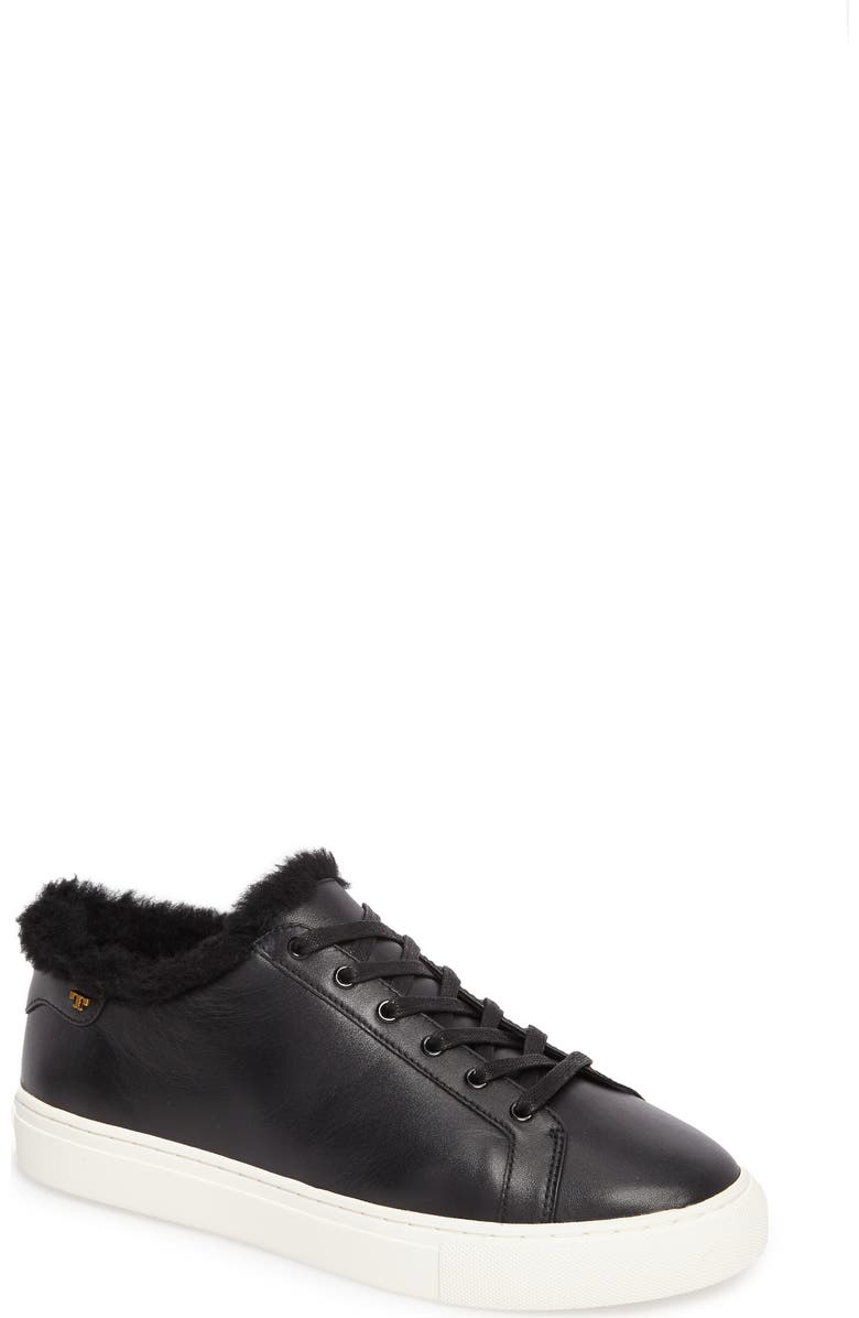 Tory Burch Lawrence Genuine Shearling Lined Sneaker, Main, color,
