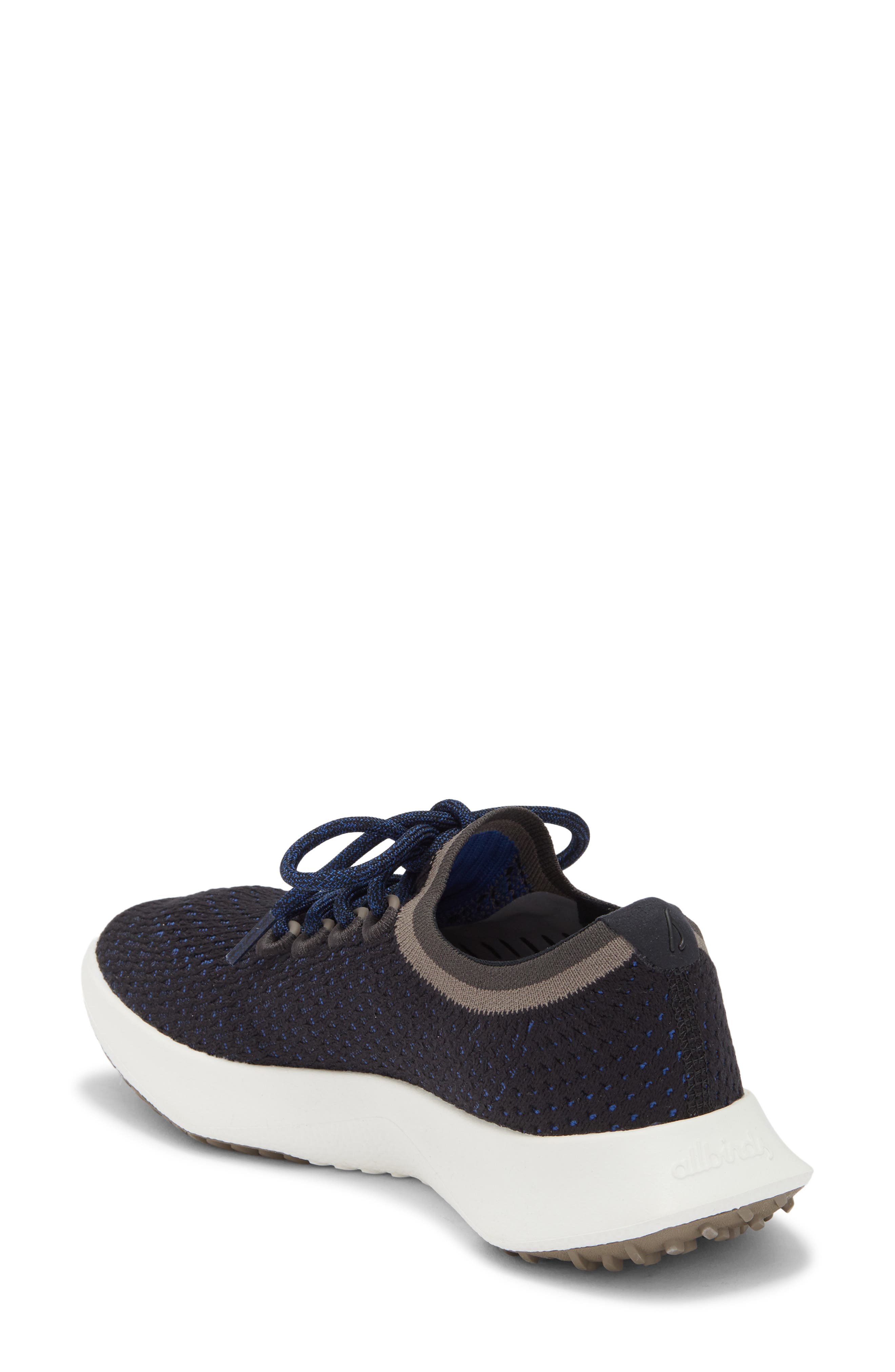 Allbirds Tree Dasher 2 Running Sneaker, Alternate, color, Natural Black/ Royal Blue