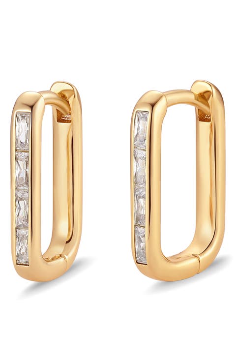 Billie Birthstone Cubic Zirconia Hoop Earrings