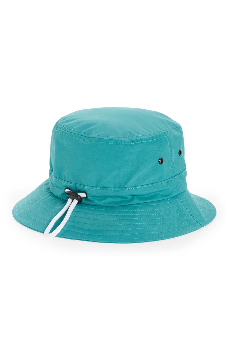 Bold Century Bucket Hat, Alternate, color, TURQUOISE