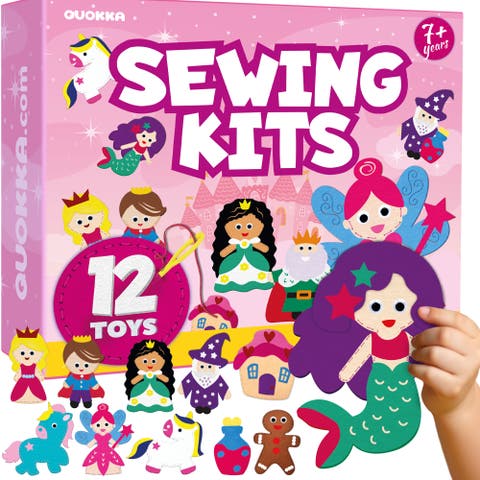 Kids Sewing Craft Kit with Felt Toys