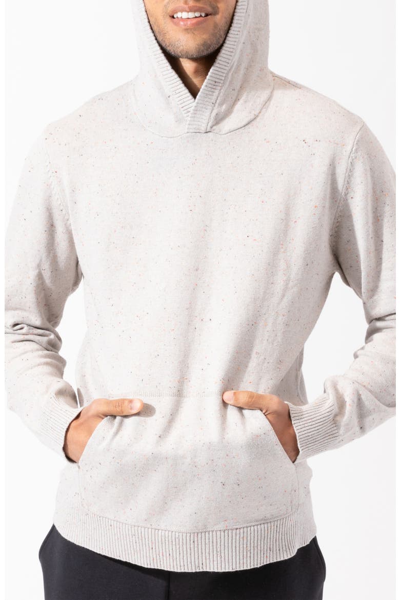 Neps Knit Pullover Hoodie, Alternate, color, AUTUMN