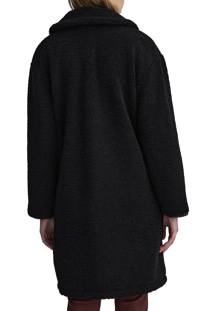 NVLT Berber Fleece Toggle Coat, Alternate, color, Black