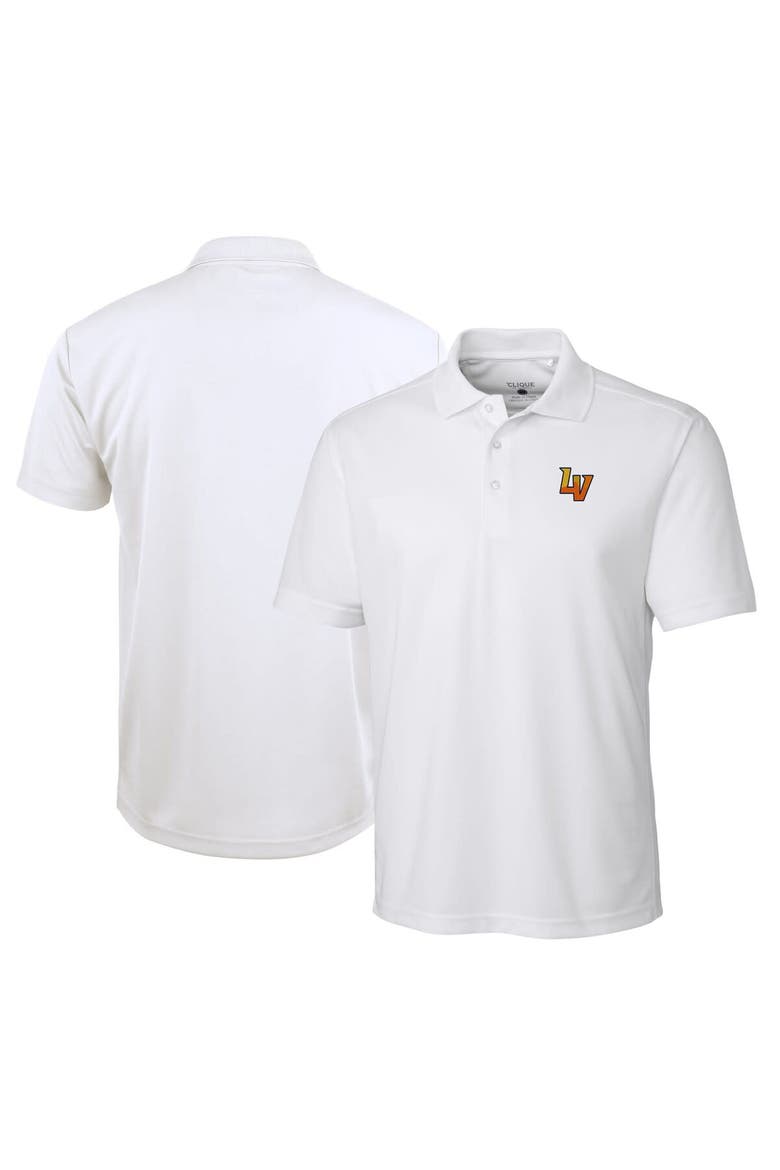 Men's Cutter & Buck  White Las Vegas 51s  Clique Ice Pique Tech Polo, Main, color, White