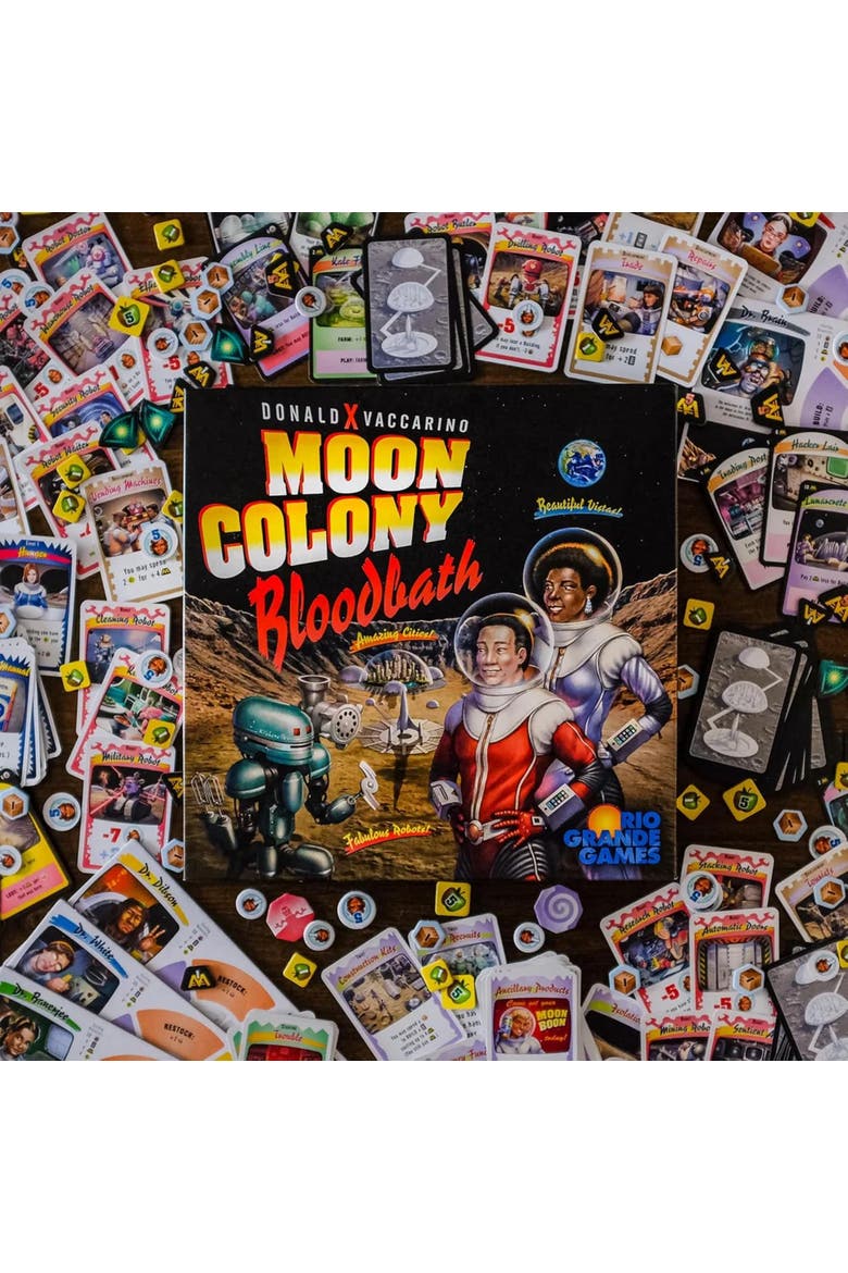 Moon Colony Bloodbath Strategy Card Game, Alternate, color, Multicolored