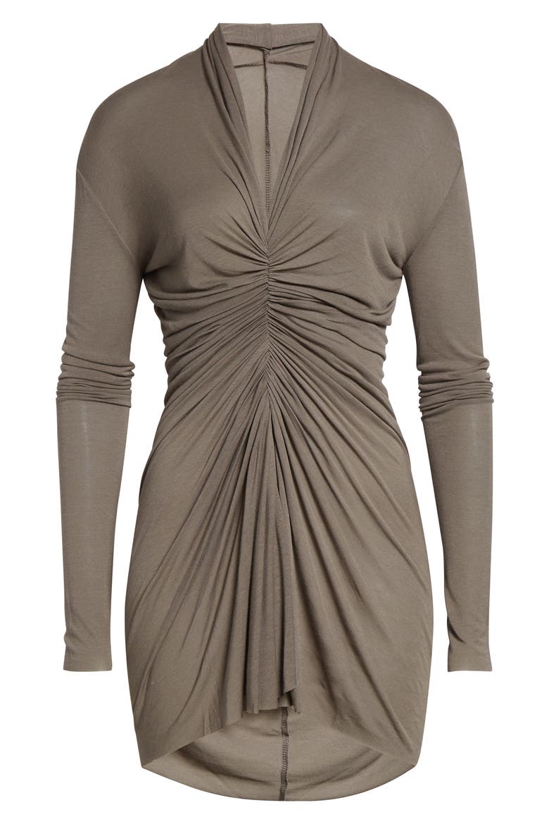 Radiance Gathered Jersey Top, Alternate, color, DUST
