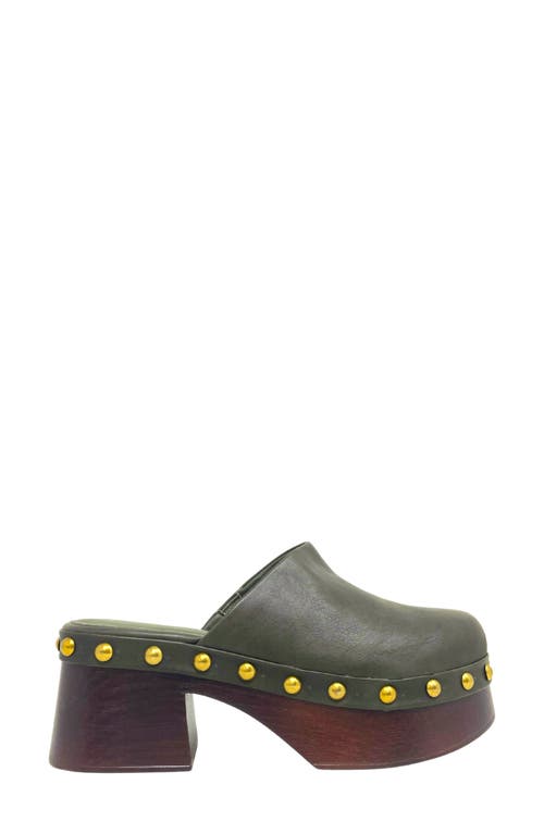 Shushop Lily Platform Mule In Gray