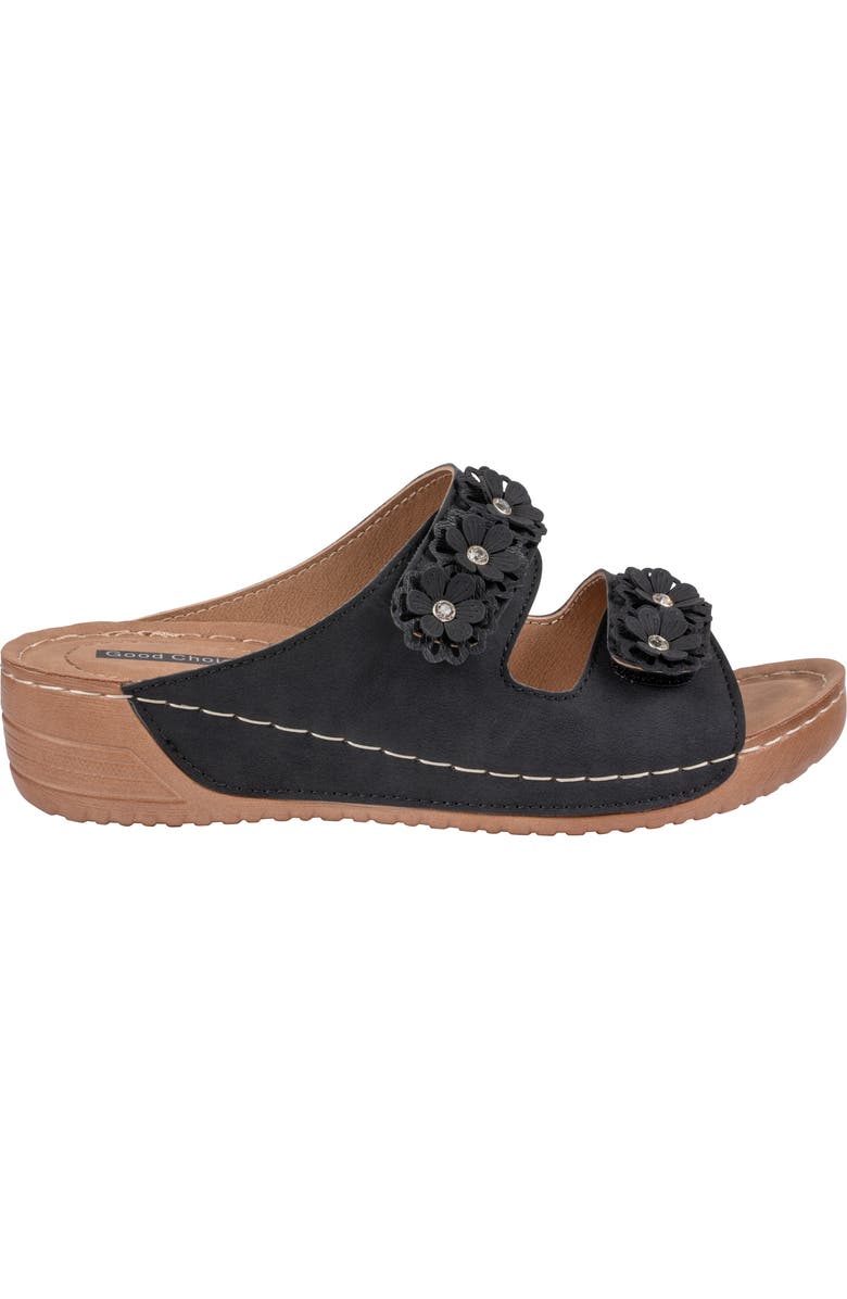 GOOD CHOICE NEW YORK Realyn Comfort Sandal, Alternate, color, Black