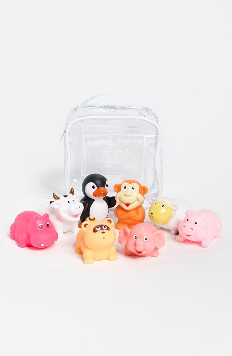 Elegant Baby Squirtie Bath Set, Main, color, Critters