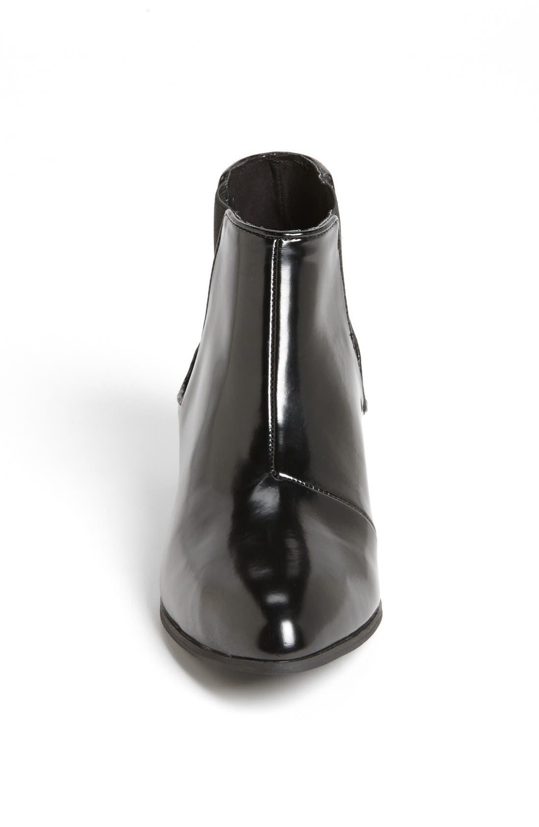 'Porto' Bootie, Alternate, color, BLACK