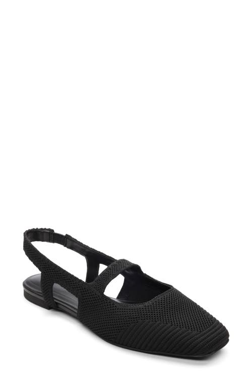 Sanctuary Klara Slingback Flat In Black