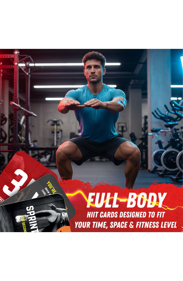 Quokka Fast Fit Workout Cards Set - Full Body Fitness Training Deck, Alternate, color, Beast