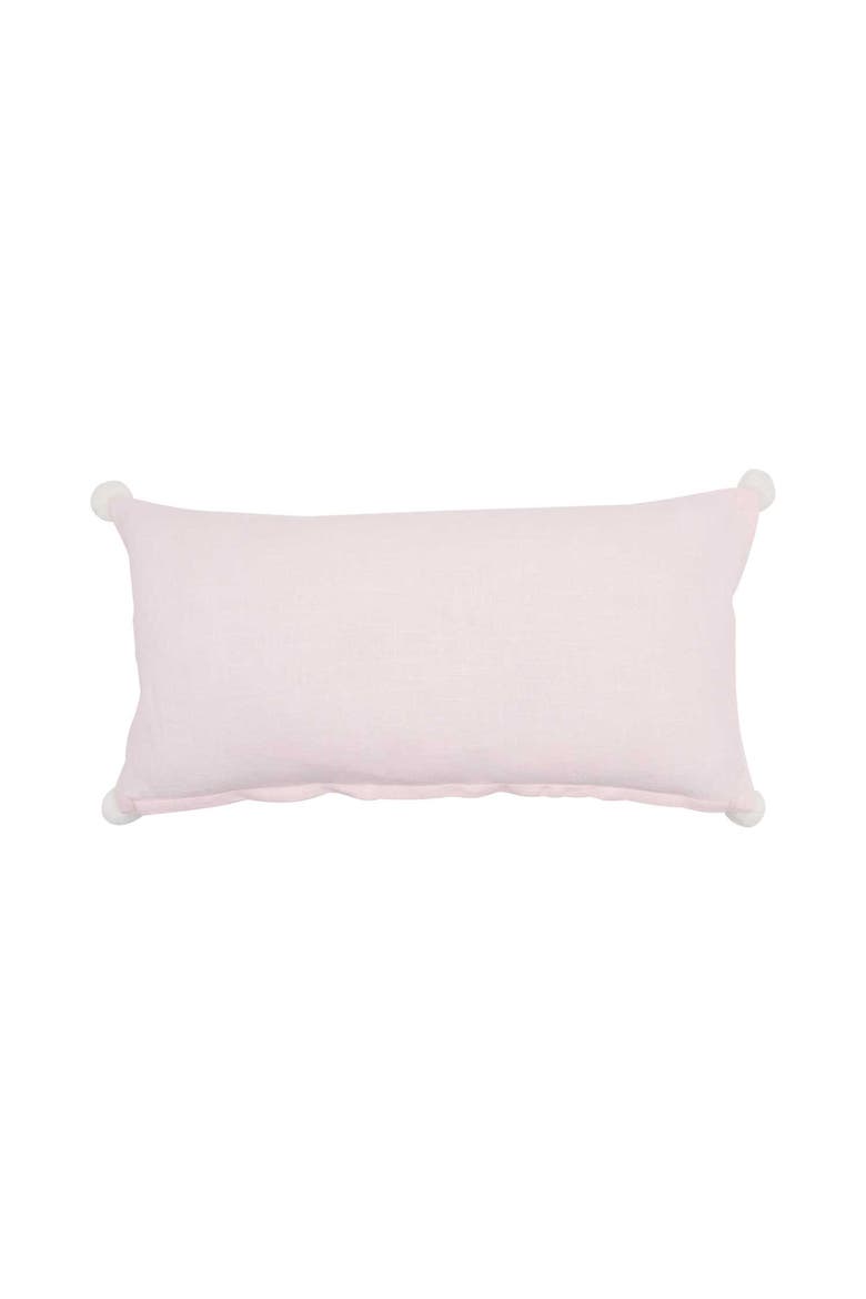 Cute Roped Ghosts Halloween Lumbar Accent Pillow, Alternate, color, Pink