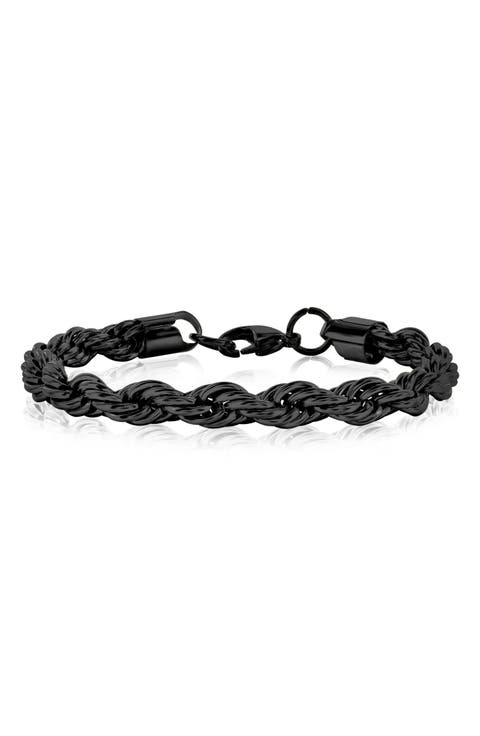 Men's 8mm Rope Chain Bracelet