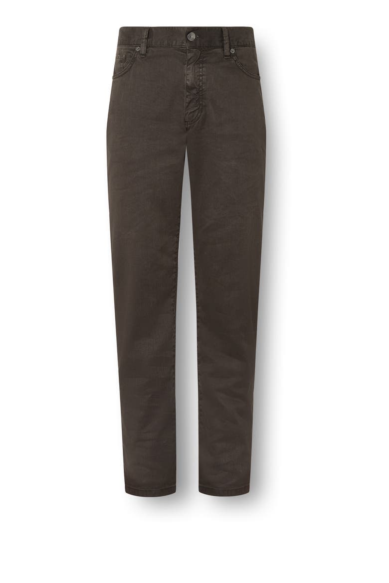 Slim Fit Jeans, Alternate, color, DARK BROWN