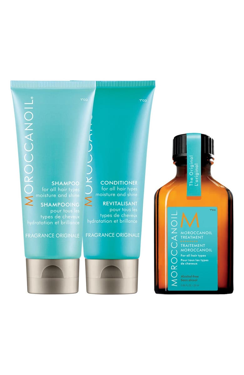 MOROCCANOIL<sup>®</sup> MOROCCANOIL Moisture & Shine Travel Kit, Main, color,
