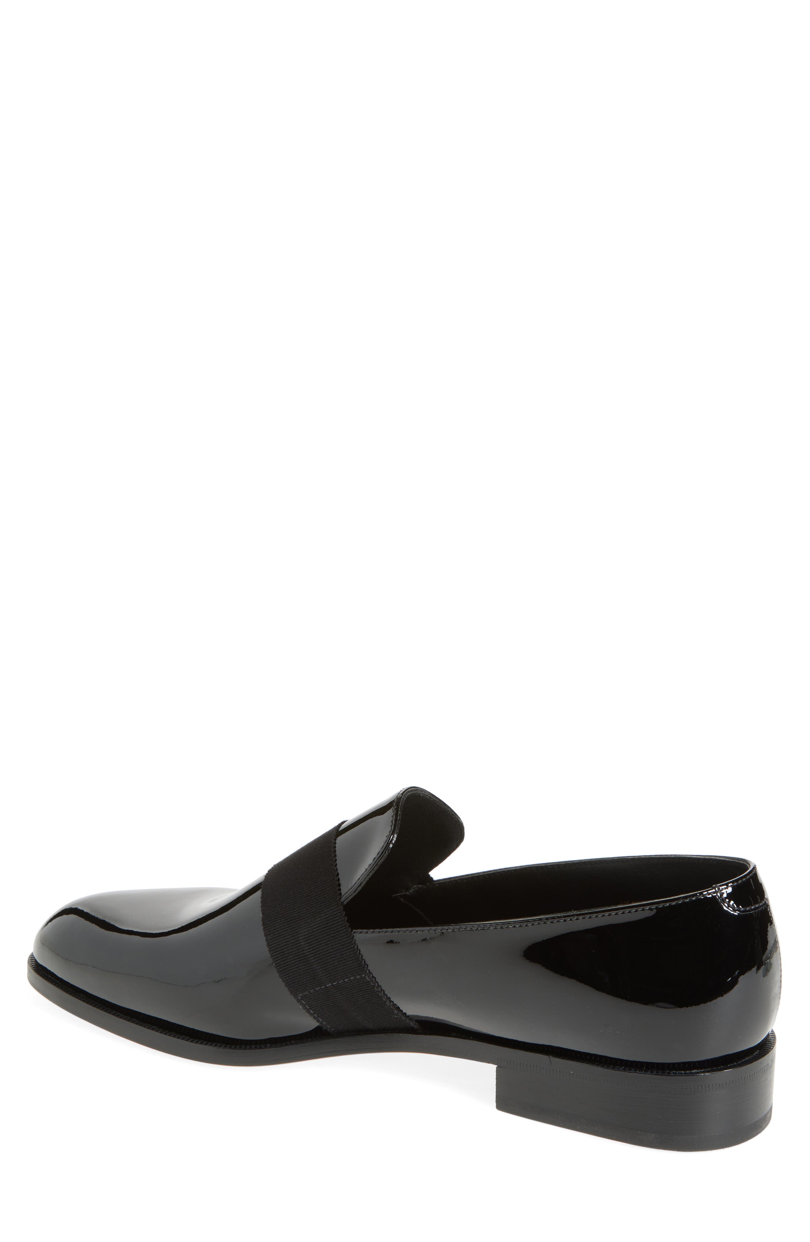 JM WESTON Smoking Loafer, Alternate, color, Black