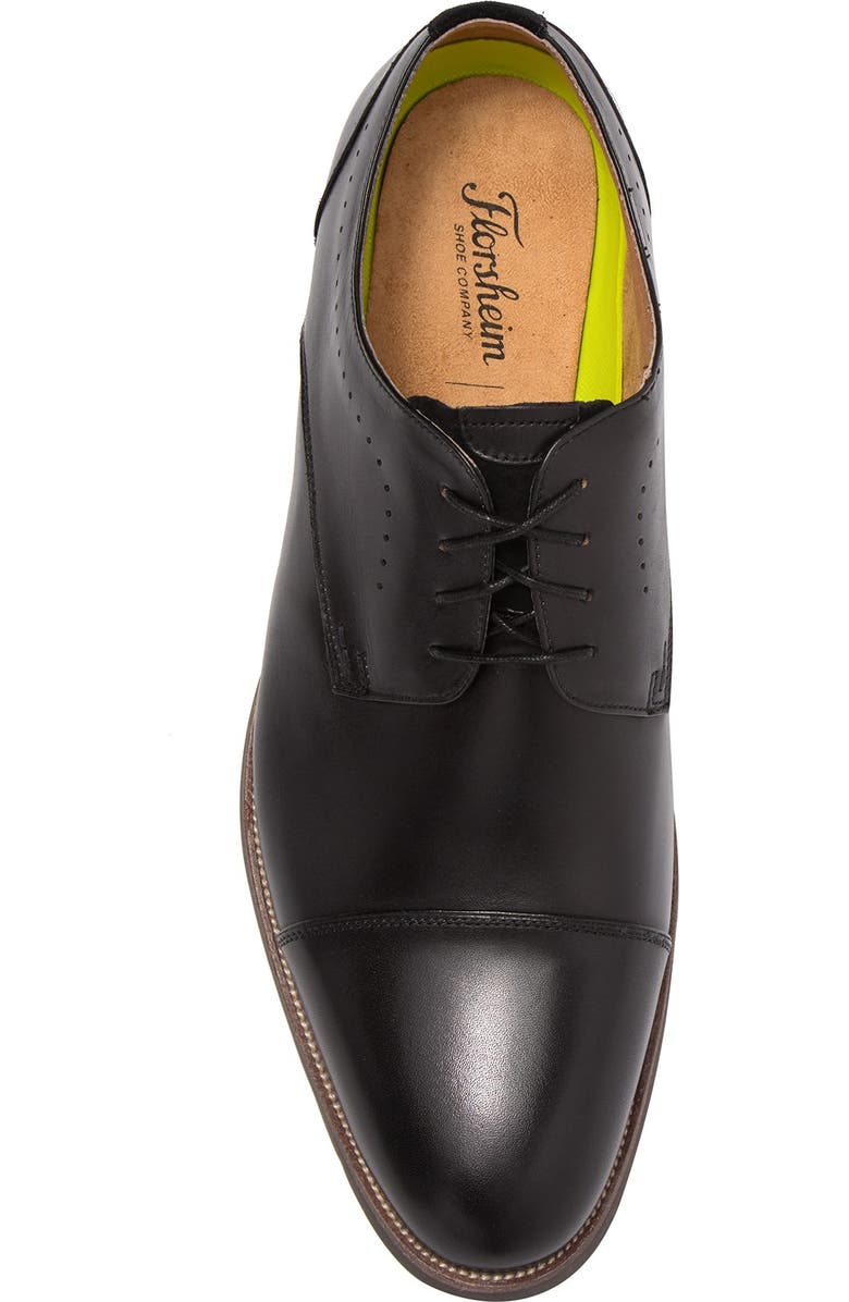 Florsheim Upgrade Leather Cap Toe Derby, Alternate, color,
