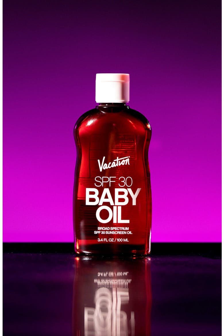 Baby Oil SPF 30 Sunscreen Oil, Alternate, color, NO COLOR