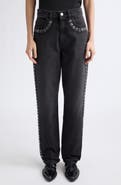 Marni Grommet Detail Slight Flare Jeans