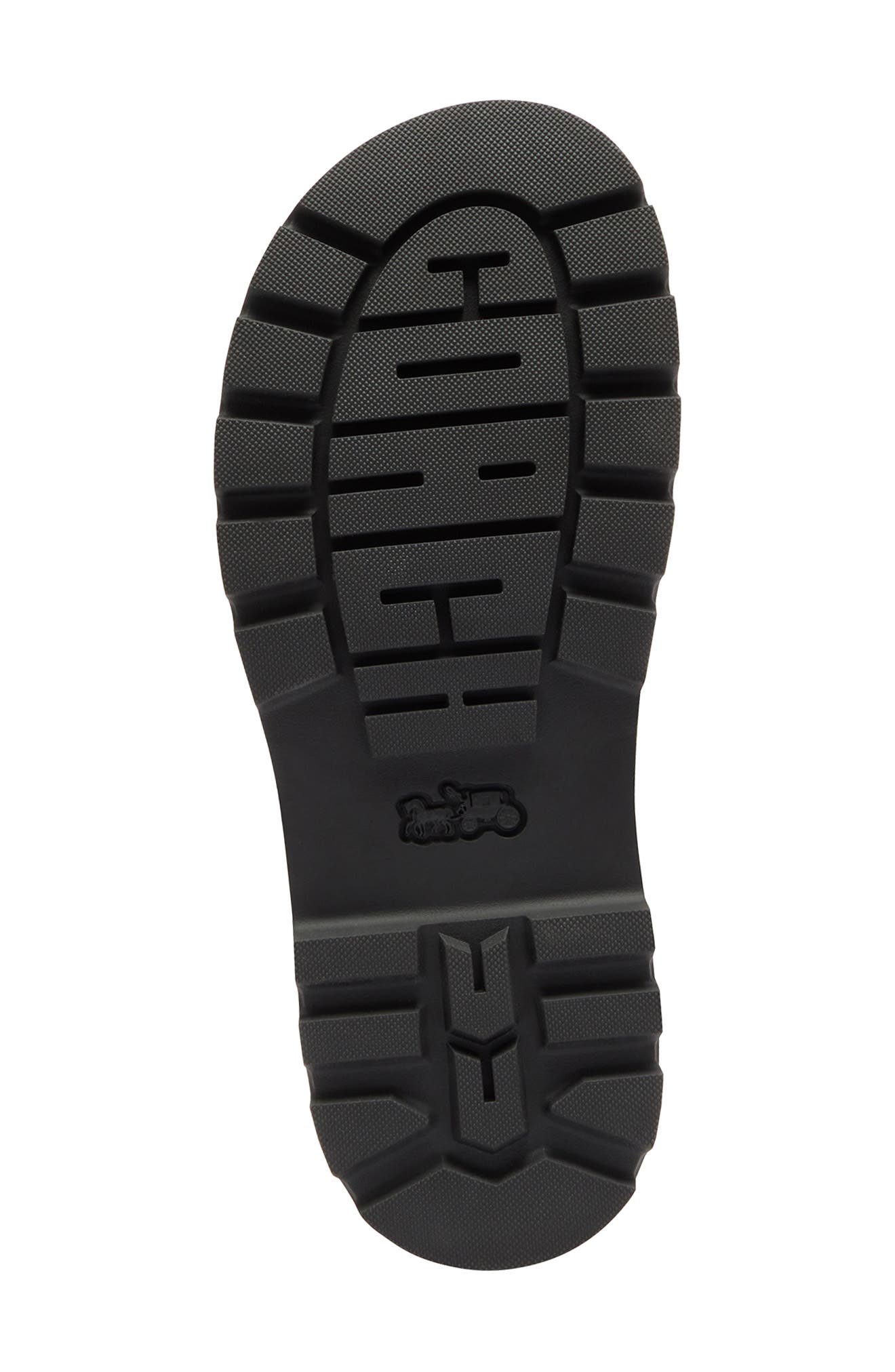 COACH Brynn Quarter Strap Sandal, Alternate, color, Optic White/ Black