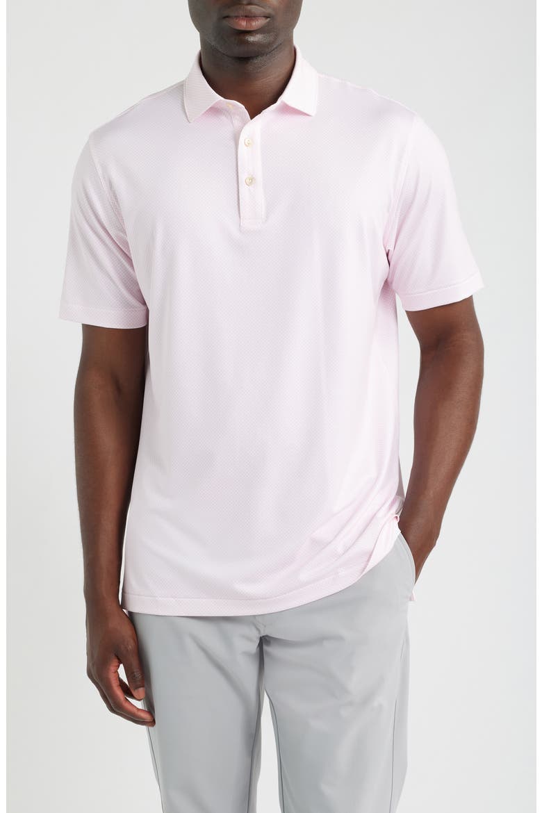Fulton Summer Comfort Performance Jersey Polo, Main, color, WHITE