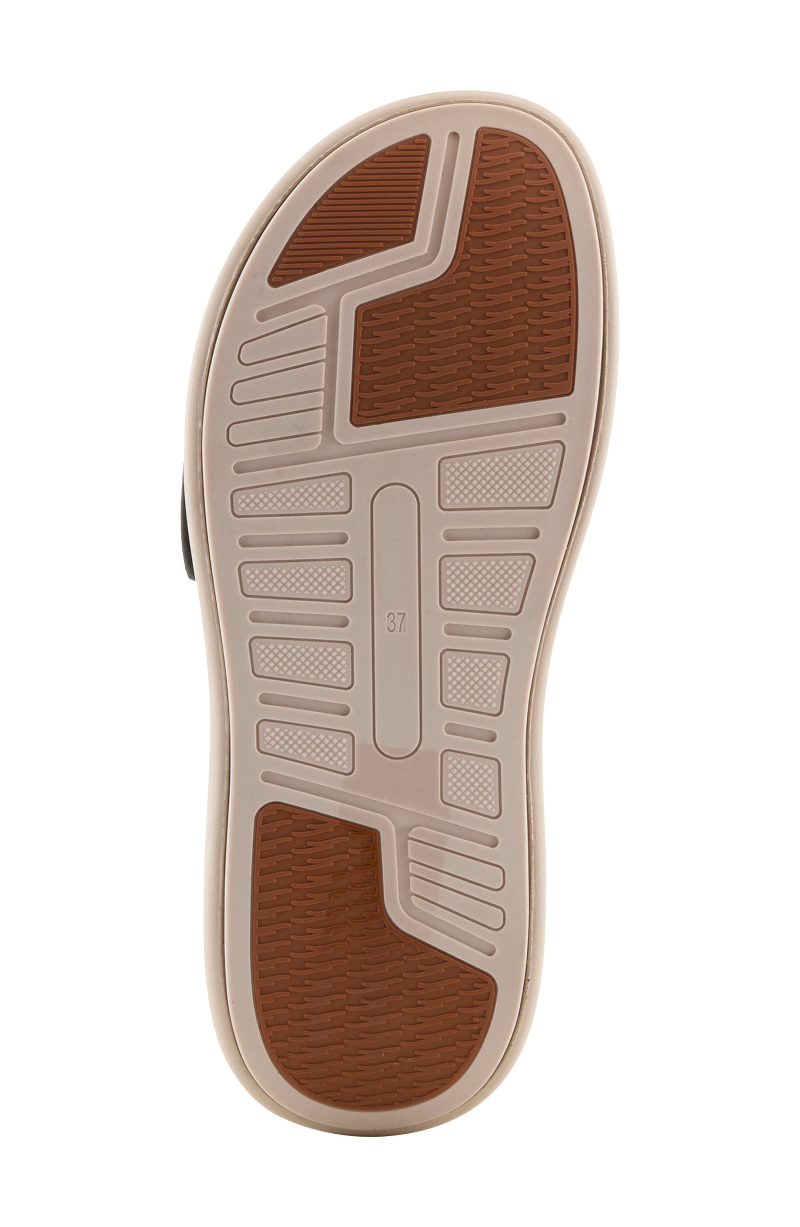 Flexus by Spring Step Brewer Slide Sandal, Alternate, color, Black Metallic