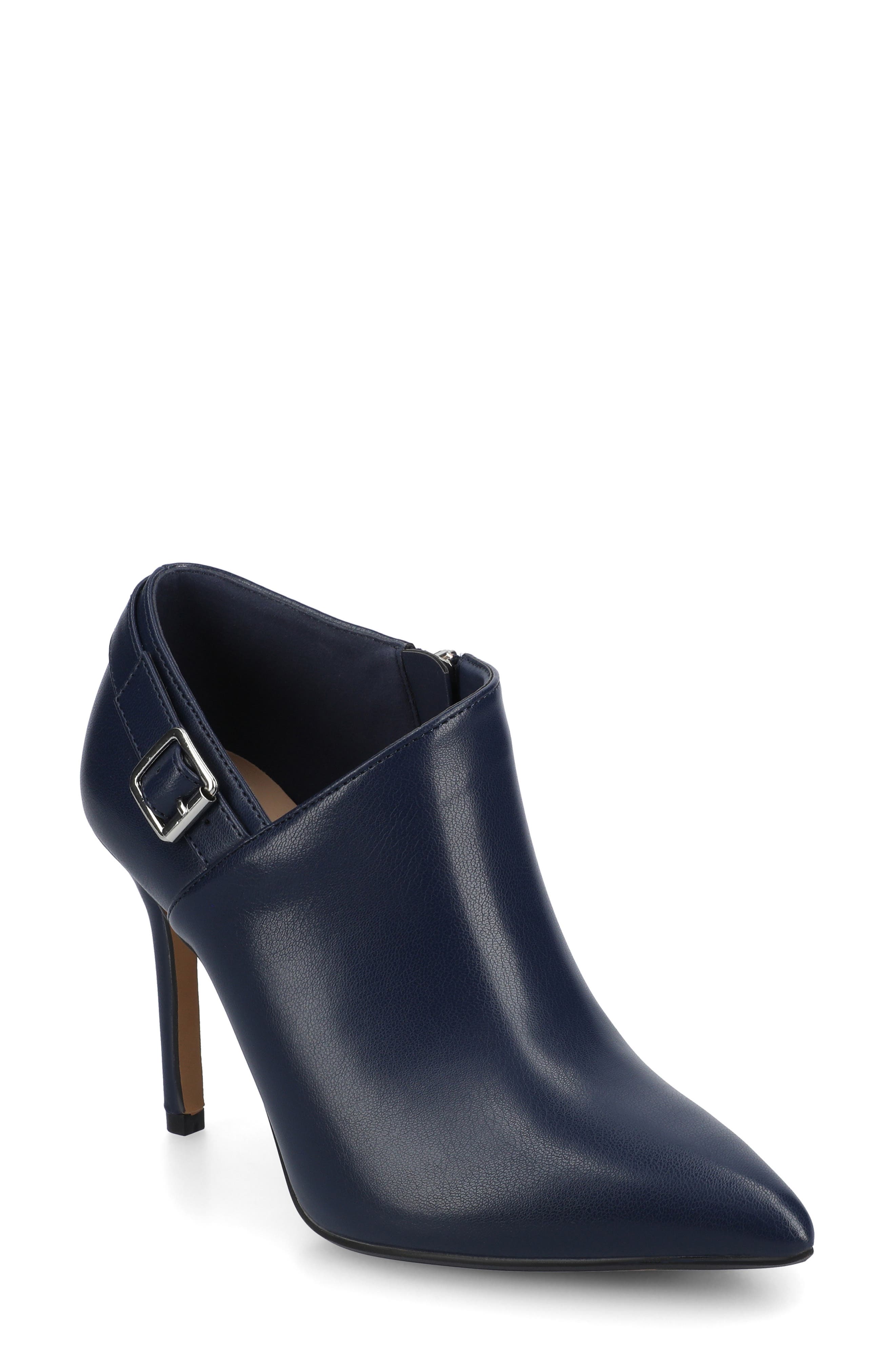 Vondra Spike Heel Ankle Bootie, Main, color, NAVY