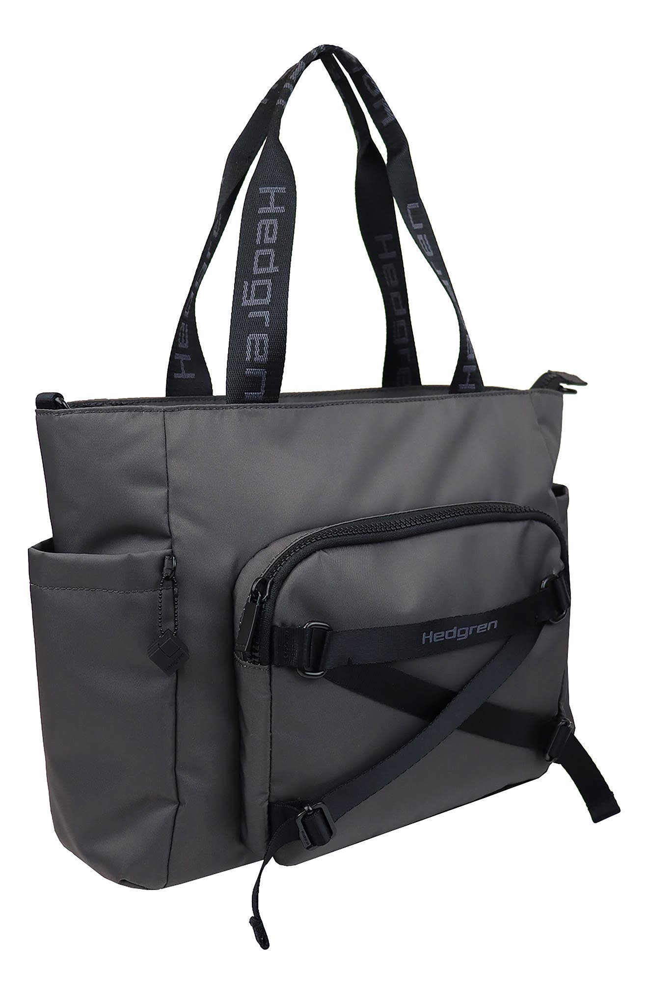 Petra Recycled Polyester Tote, Alternate, color, TORANDO GREY