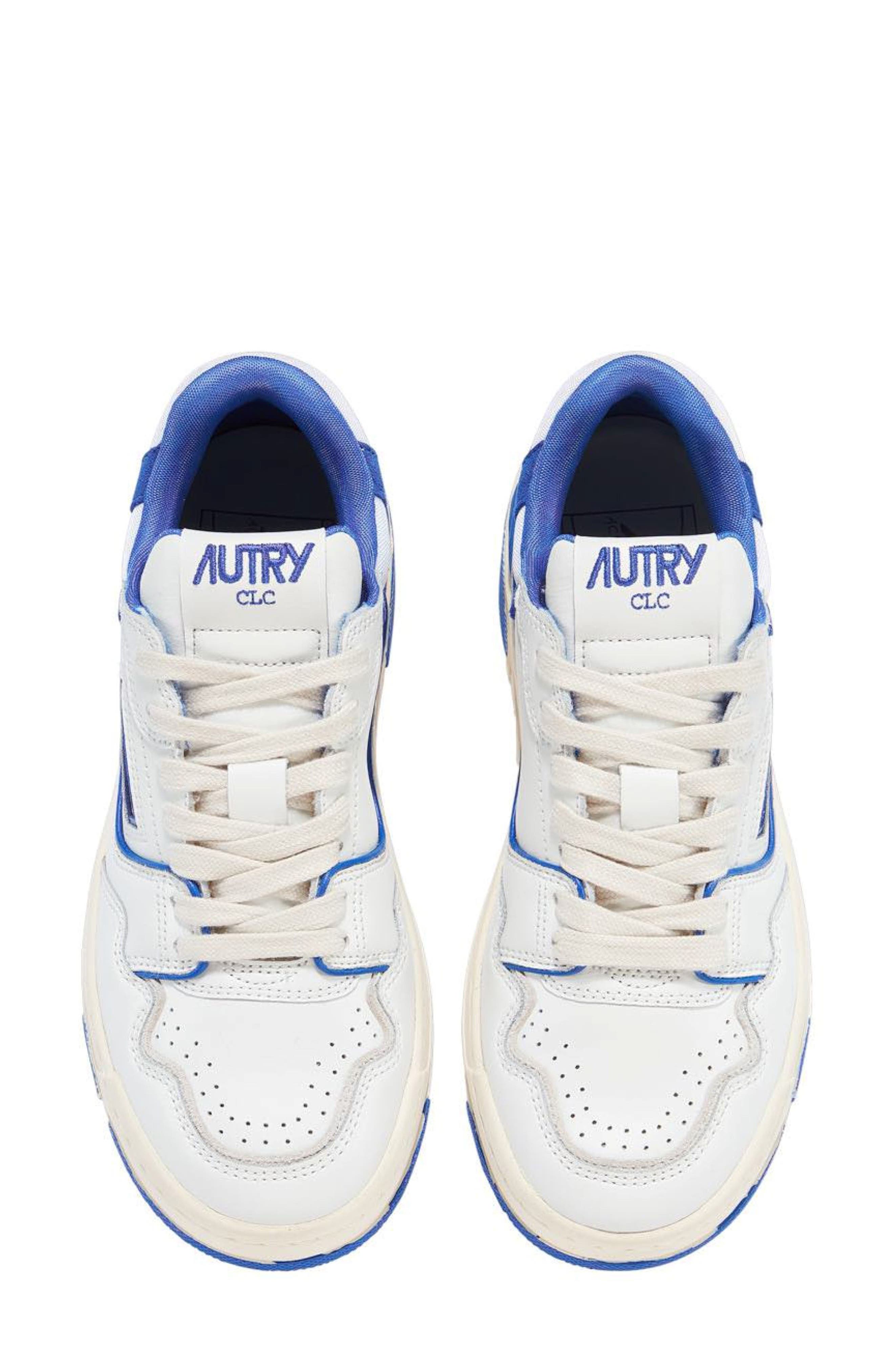 CLC Mixed Media Low Top Sneaker, Alternate, color, BLUE/ WHITE MULTI