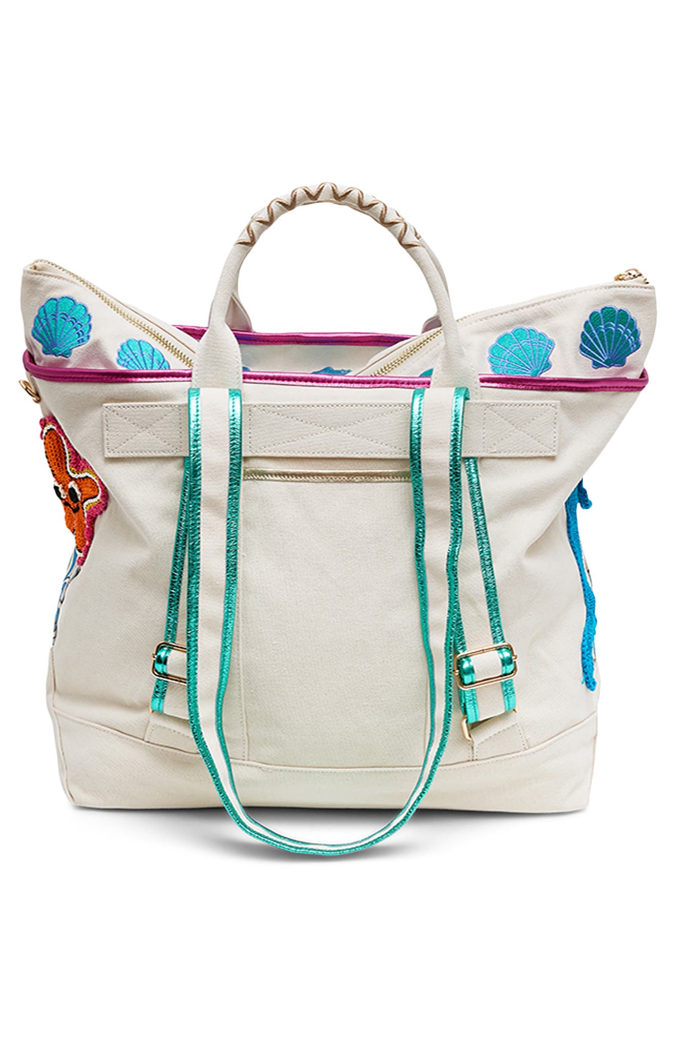 AIMEE Wonder Canvas Convertible Tote, Alternate, color, Under The Sea