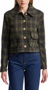 Bagatelle Plaid Cropped Jacket