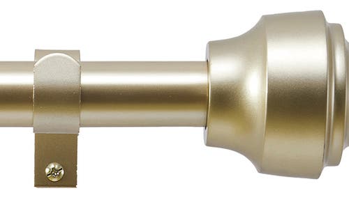 Dkny Cohen 36" To 66" Adjustable Curtain Rod In Gold