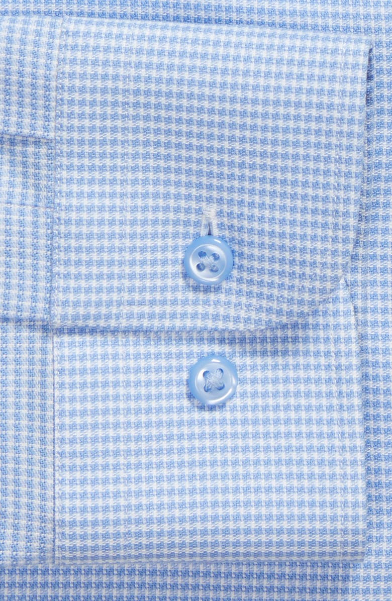 Nordstrom Men's Shop Tech-Smart Trim Fit Stretch Texture Dress Shirt, Alternate, color, 