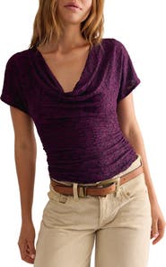 Free People Aura Floral Print Top