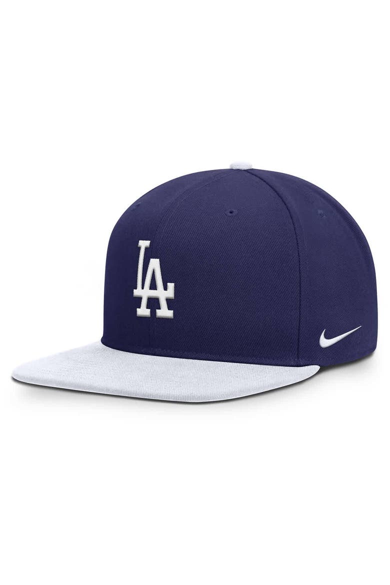 Men's Nike  Royal/White Los Angeles Dodgers Primetime Pro Dri-FIT Snapback Hat, Main, color, Royal