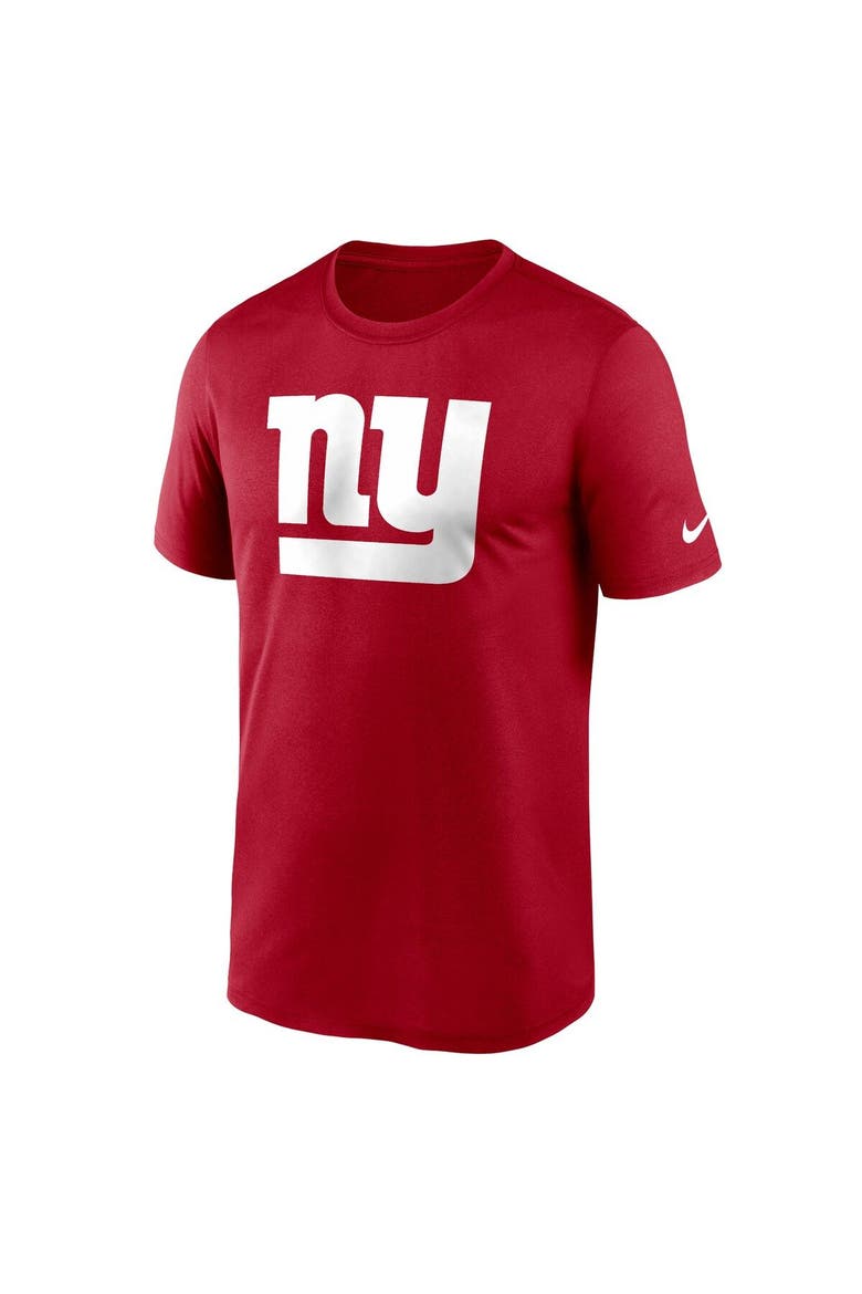 Men's Nike  Red New York Giants Legend Logo Performance T-Shirt, Alternate, color, Red